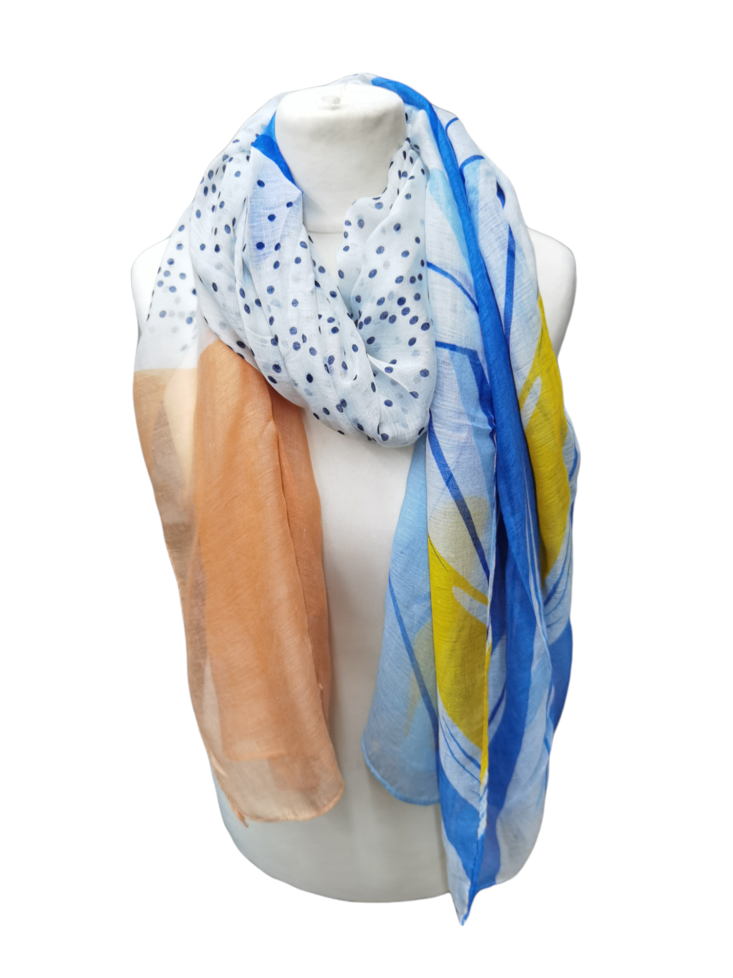 Foulard motif petit pois  (x12)