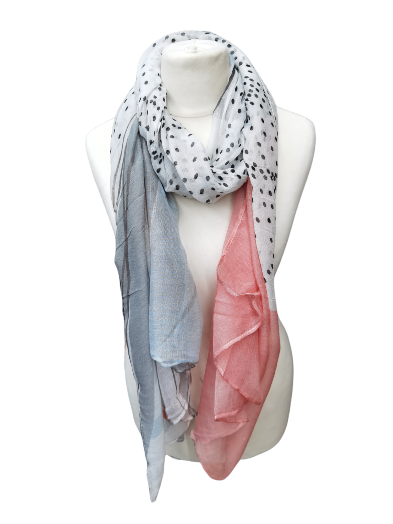 Foulard motif petit pois  (x12)