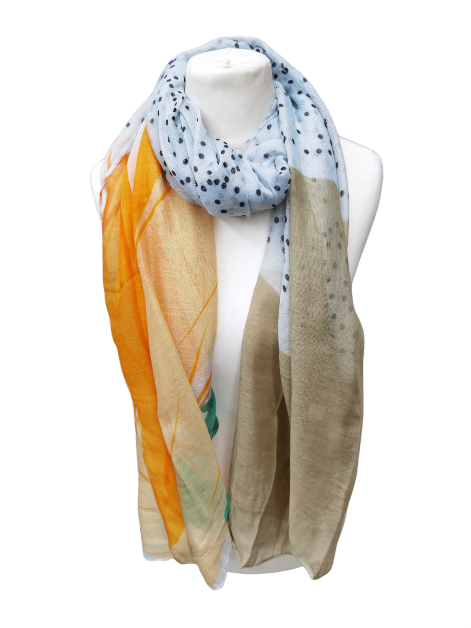 Foulard motif petit pois  (x12)