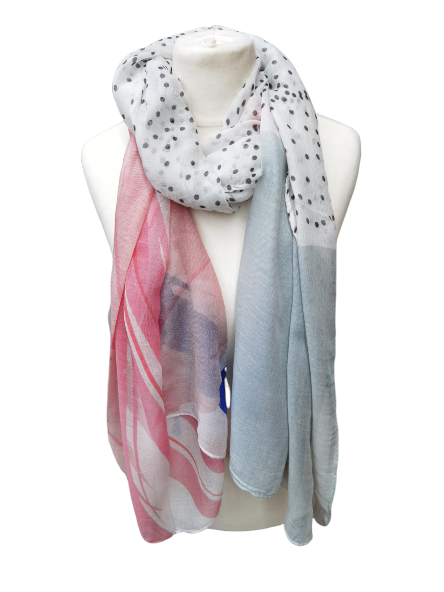 Foulard motif petit pois  (x12)