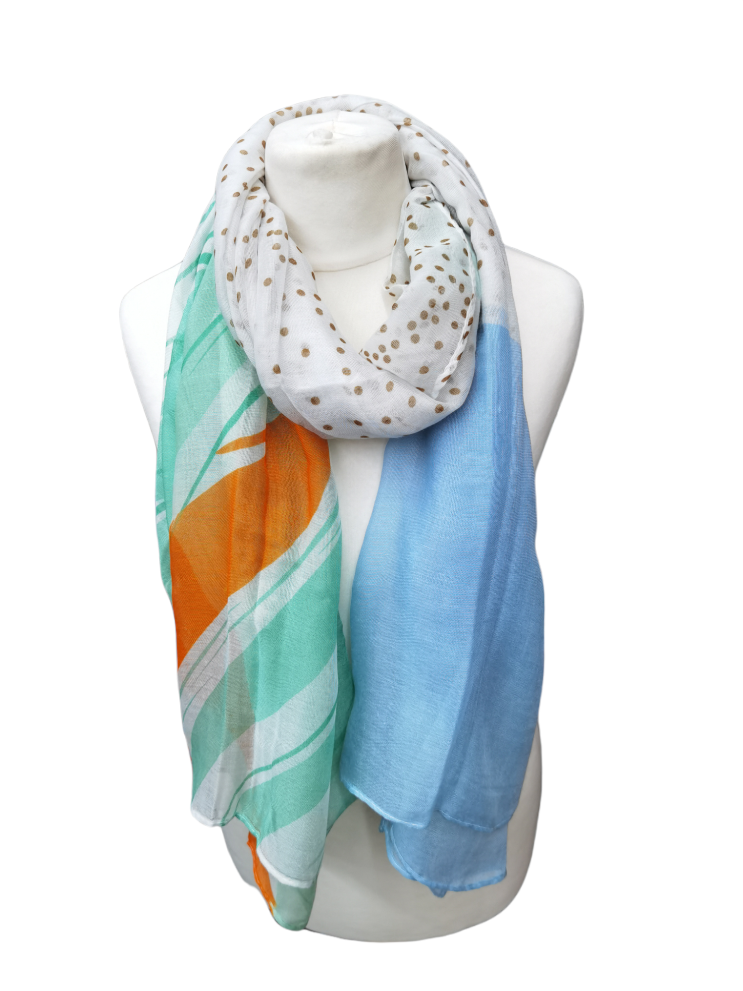 Foulard motif petit pois  (x12)