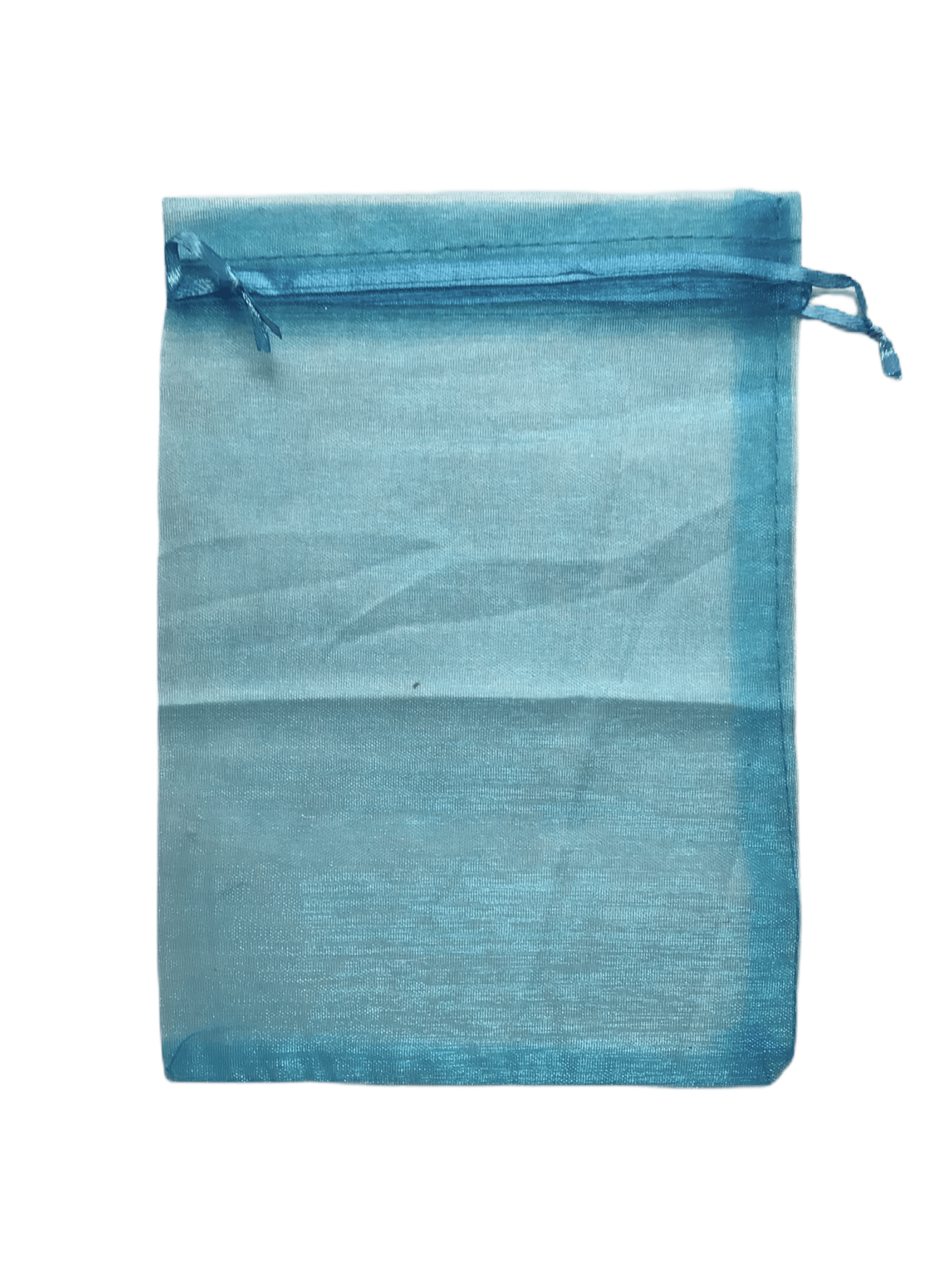Sacs organza bleu turquoise (x50) | Grossiste-pro