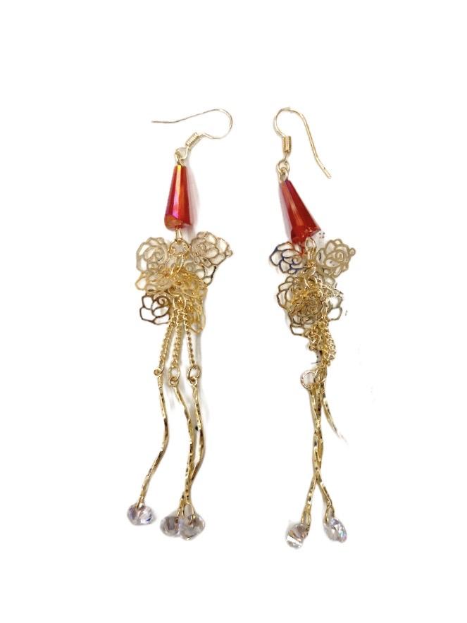 LOT DE 12 - Boucles d'oreilles strass  2,00€/paire | Grossiste-pro