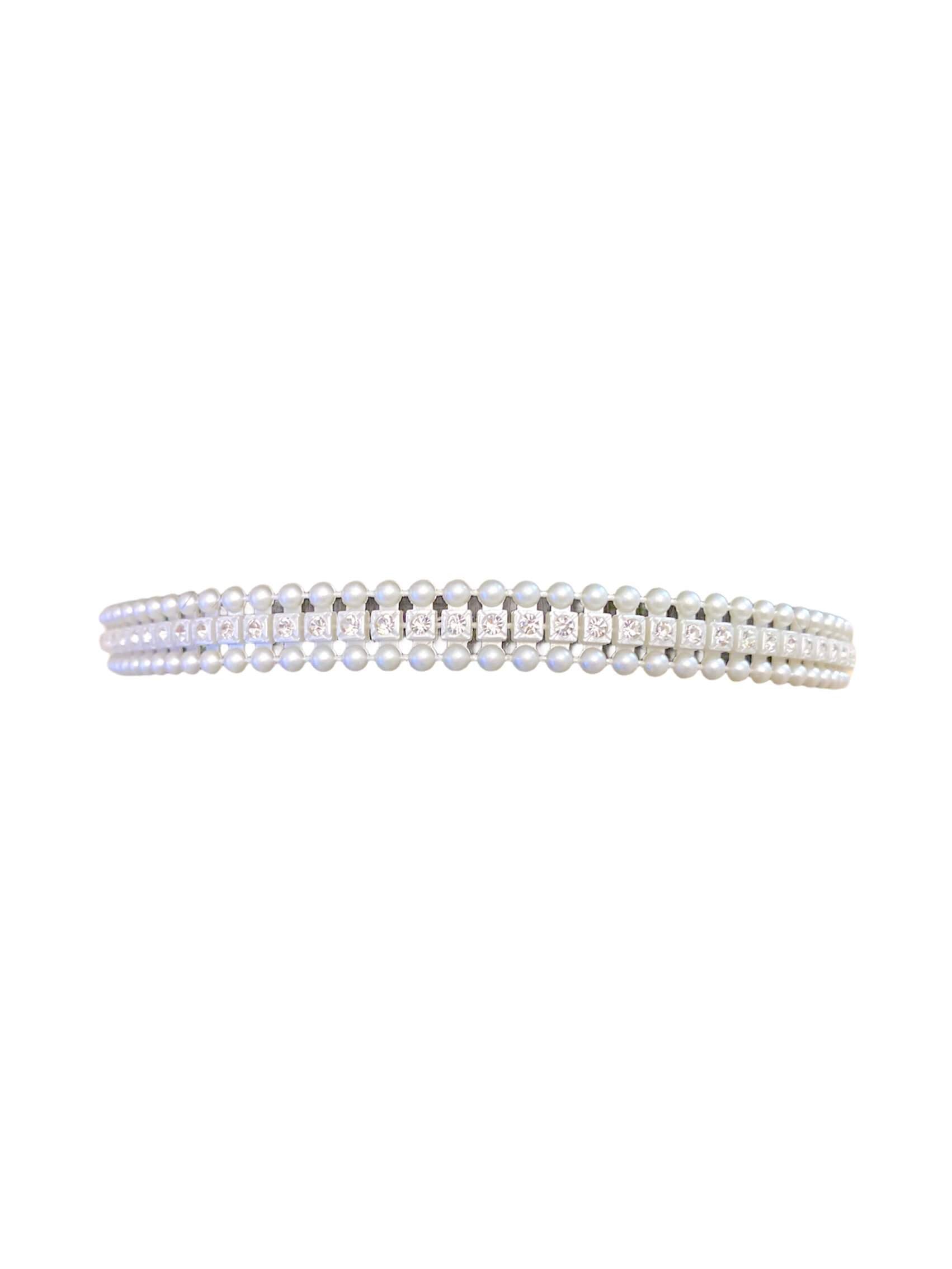 LOT DE 12 - Bandeau headband strass perles 0,80€/unité | Grossiste-pro