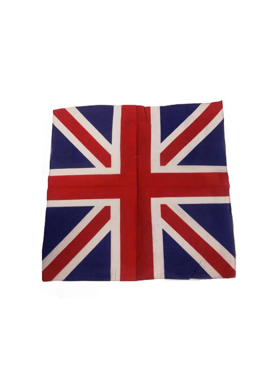 LOT DE 12 - Bandana drapeau Royaume-uni     0,60€/unité | Grossiste-pro