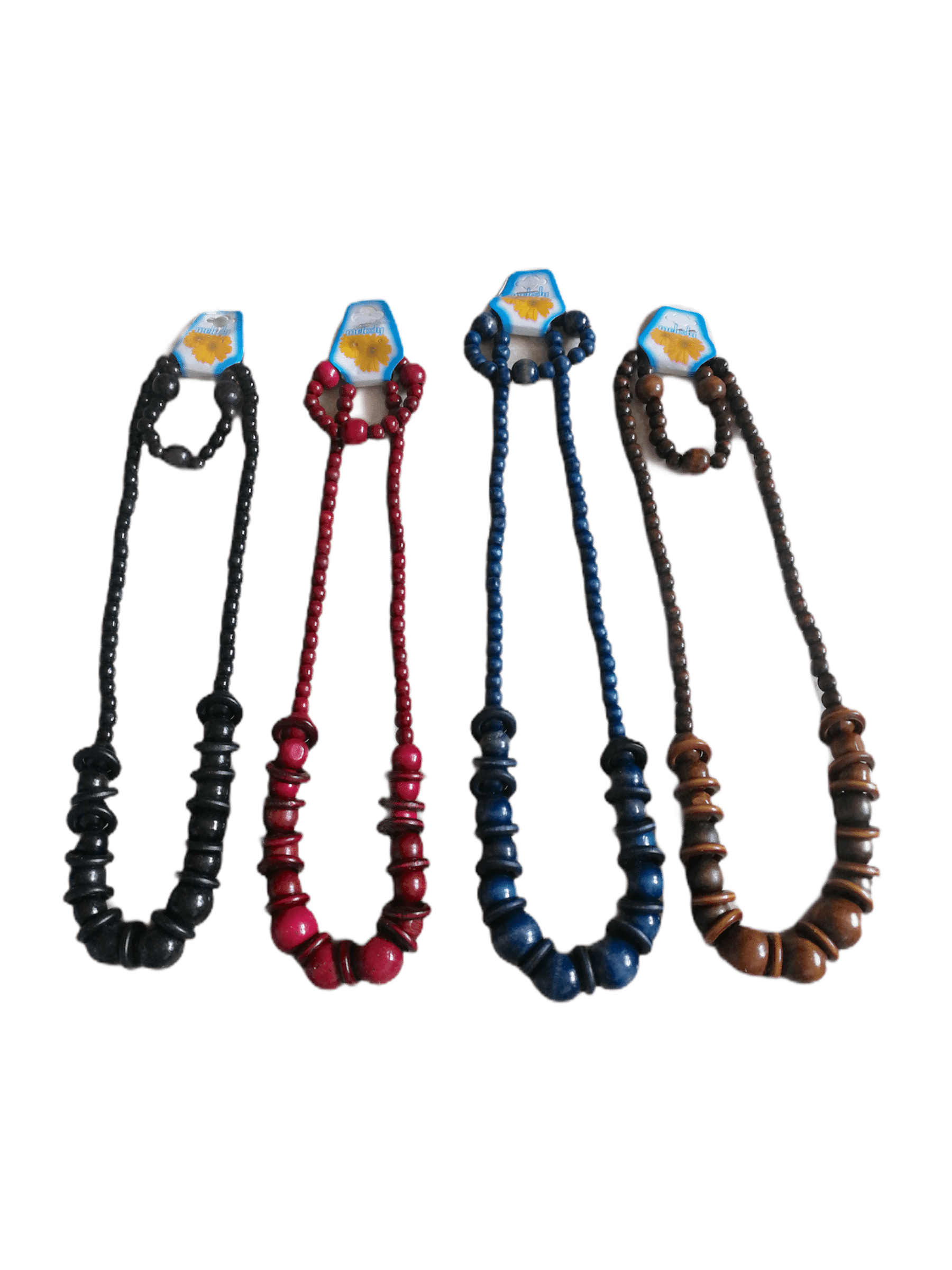 LOT DE 12 - Parure Collier Bracelet bois       1,50€/unité | Grossiste-pro