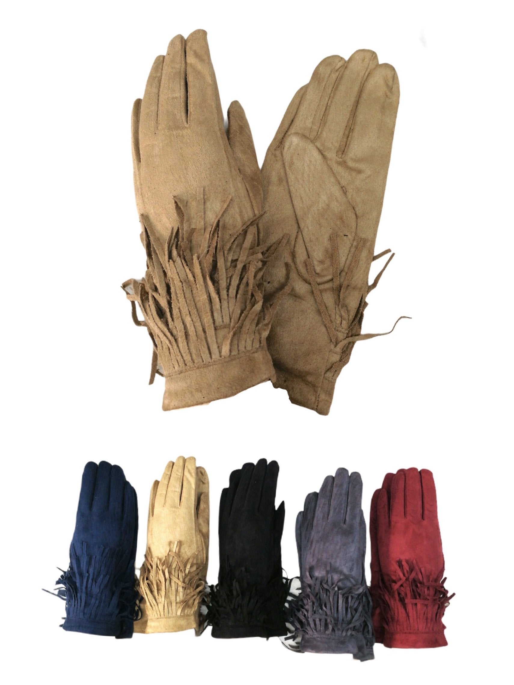 Gants franges (x12) 3,00€/paire | Grossiste-pro