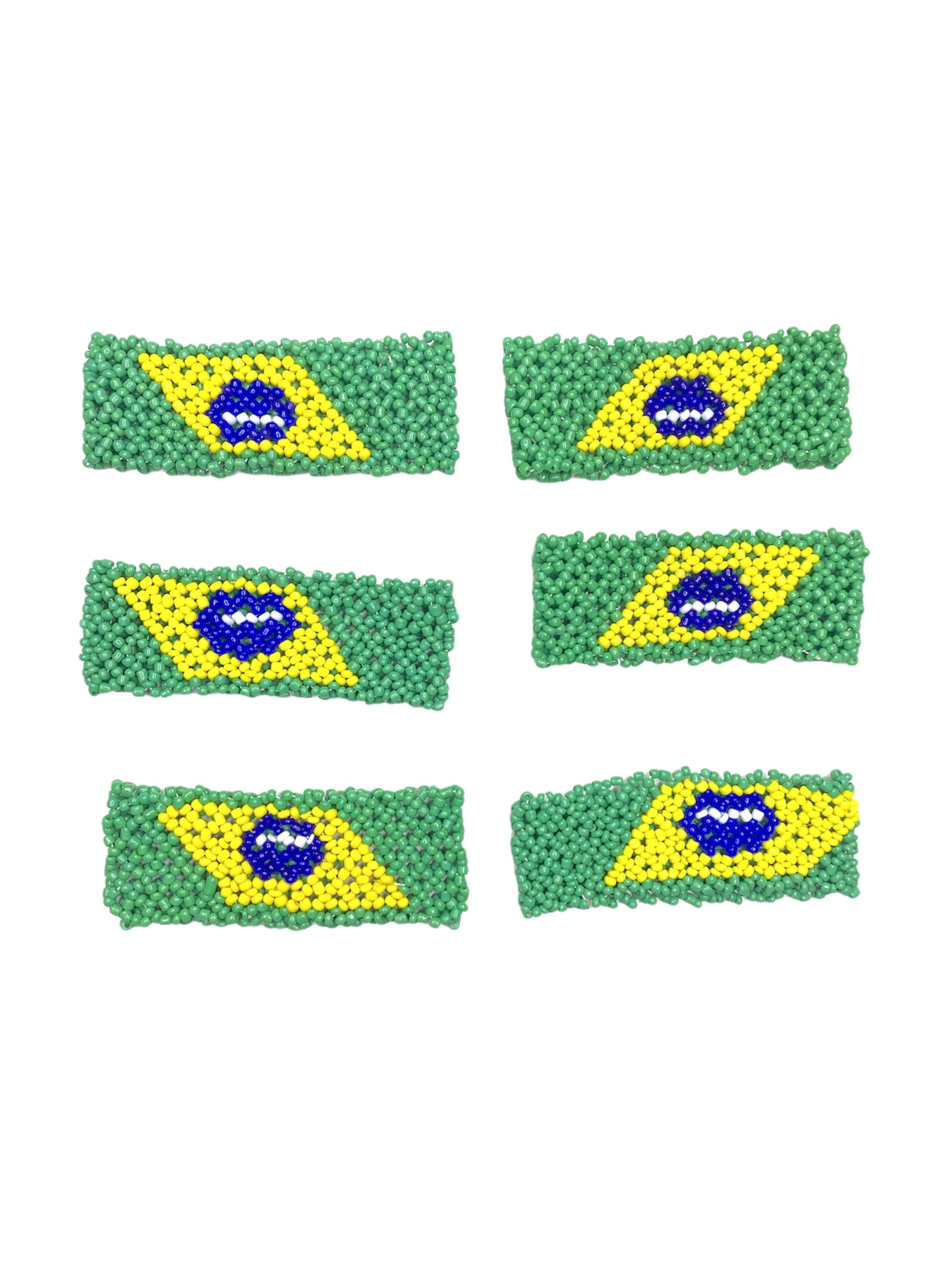Bracelet drapeau Brésil (x12)