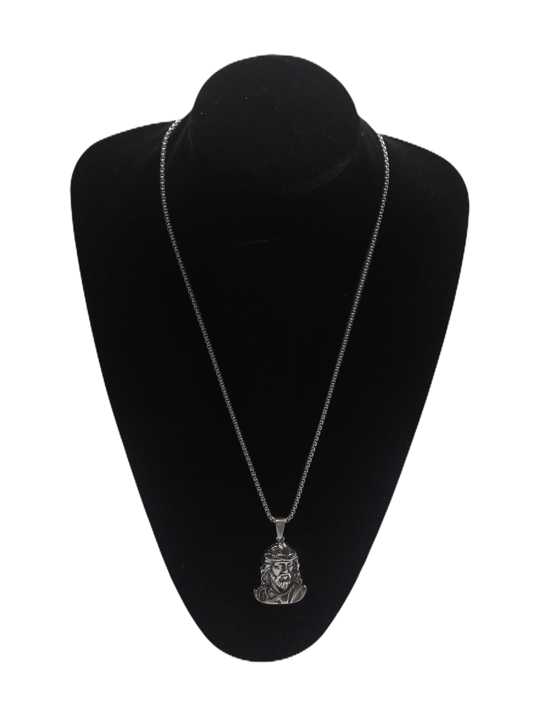 HOMME - LOT DE 2 - Collier pendentif mage acier inoxydable 5,00€/unité | Grossiste-pro