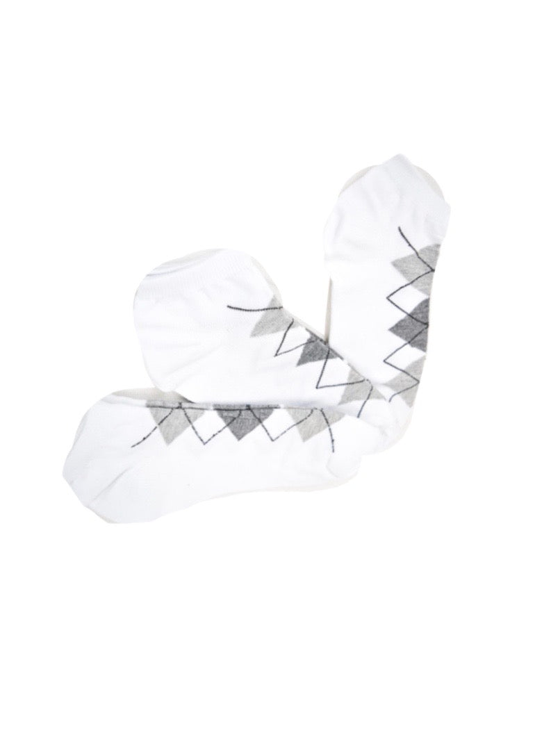 HOMME Chaussettes courtes losange (x24)