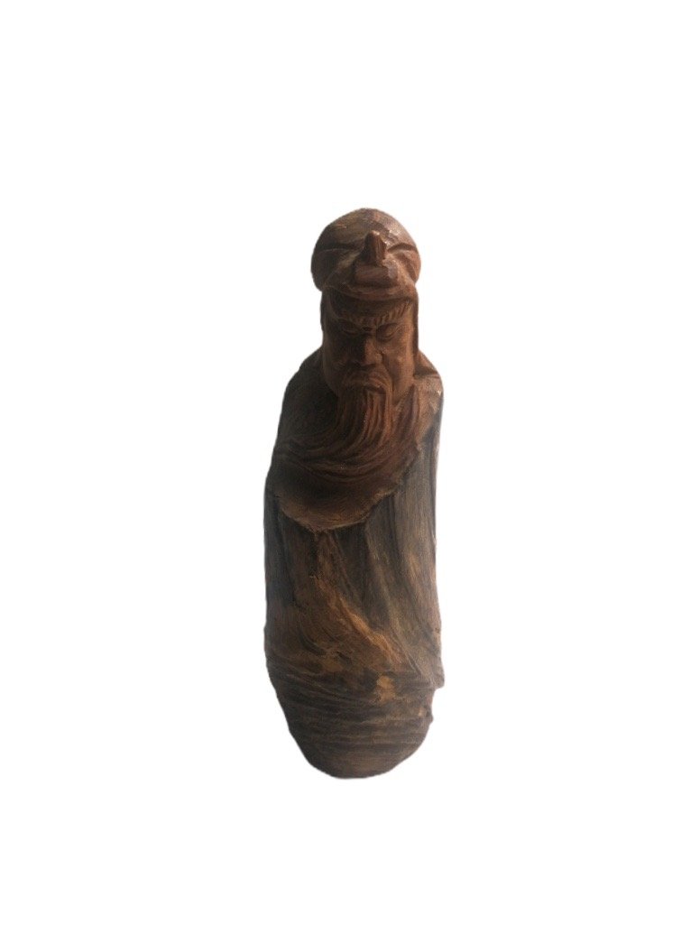 Statuette sculpture bois - ancienne figure ancêtre 20cm | Grossiste-pro