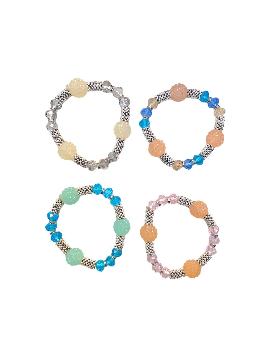 Bracelets fantaisie Jade (x12)