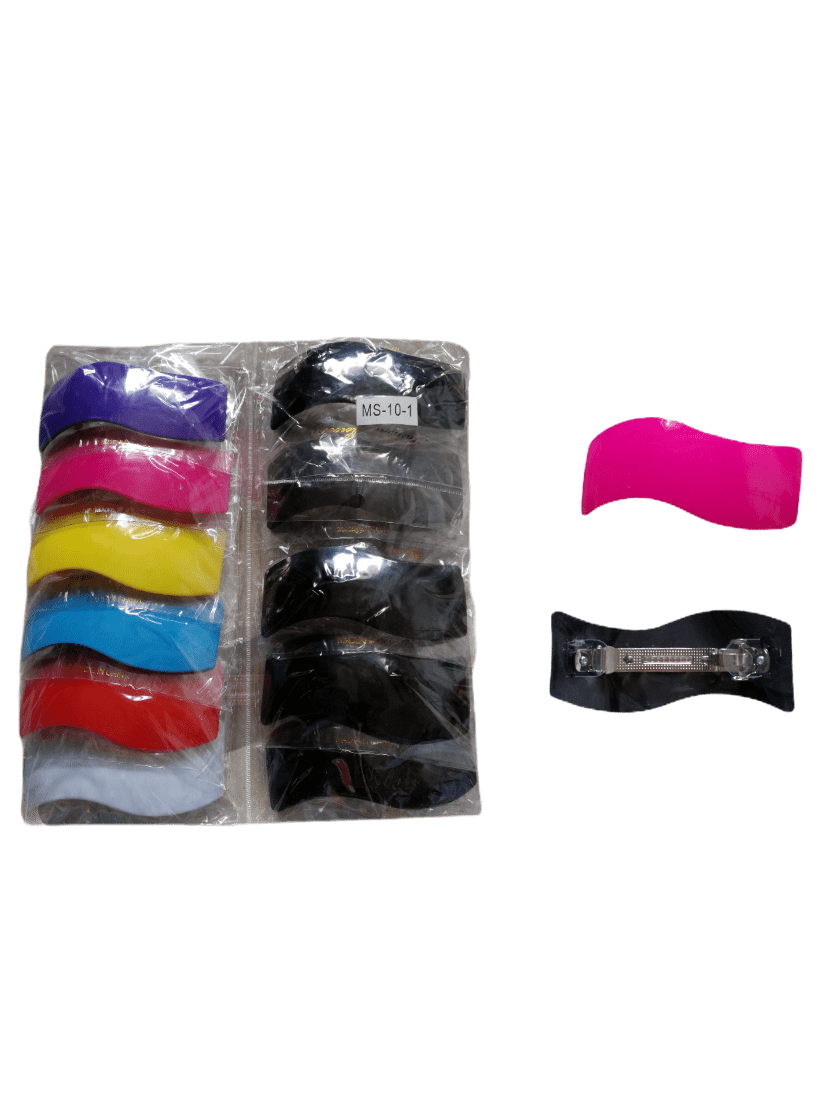 LOT DE 12 - Barrettes Pinces cheveux clip     0,50€/unité | Grossiste-pro